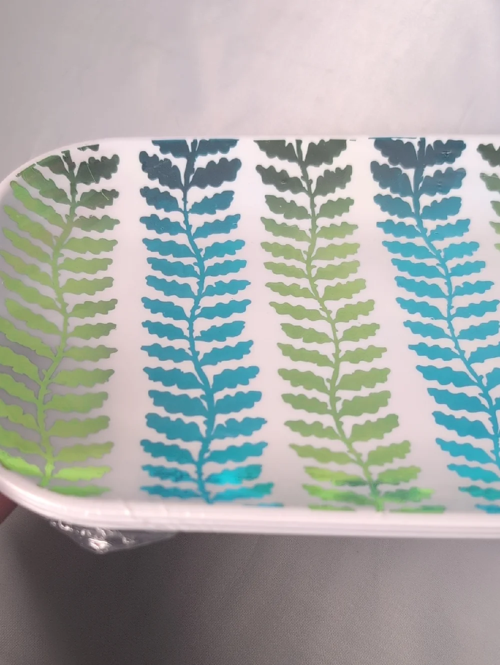 Sigrid Olsen Home 3 Count Platters Leafy Vine Print
